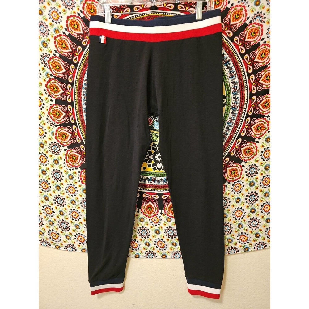 Rossignol Black Sweatpants with Red and White Accents